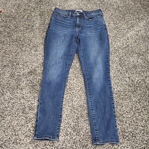 Denizen Levi's Hi Rise Ankle Skinny Jeans Women 10 Short, 30x27 Darkwash Stretch